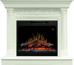 Каминокомплект Sicilia - Белый дуб с очагом Symphony 26'' DF2624-L