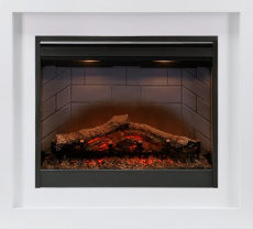 Каминокомплект Bronx - Белый с очагом Symphony 26'' DF2608-INT