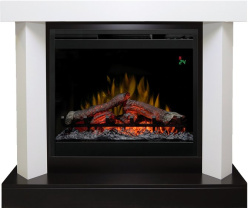 Каминокомплект Vancouver - Фактурный белый с очагом Symphony 26'' DF2624-L